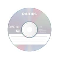 Philips DVD-R blanco (4,7 GB gegevens/120 minuten video, 16x High Speed opname, 25 spindel) - thumbnail