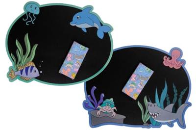 Duckiez Krijtbordje met krijt - onderwater wereld