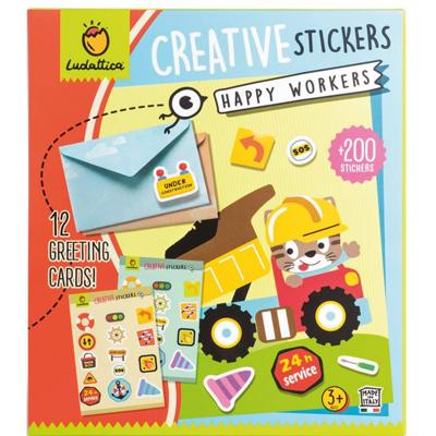 Ludattica stickers Creative Stickers Happy Workers 200 stuks
