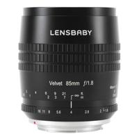Lensbaby Velvet 85 L-mount zwart - thumbnail