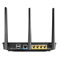 ASUS RT-AC66U draadloze router Gigabit Ethernet Dual-band (2.4 GHz / 5 GHz) Zwart - thumbnail