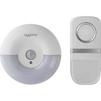 Sygonix SY-4510762 Complete set voor Draadloze deurbel Batterijloos, Met knipperlicht, Met bewegingsmelder, Met naambord, Met automatische nachtlamp - thumbnail