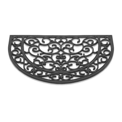 Deurmat Antiek Halfrond Rubber 40x60Cm