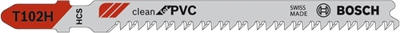 Bosch Accessoires Decoupeerzaagblad HCS T102H Clean For Pvc | 2 stuks - 2609256C57