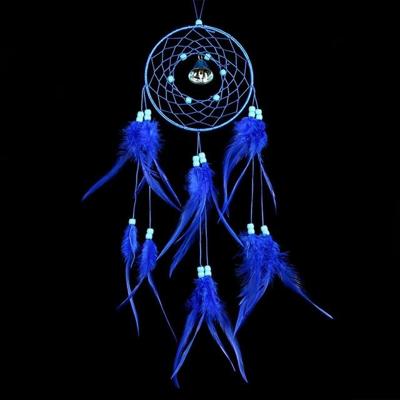 Creatieve hand-geweven ambachten Dream Catcher huis auto muur opknoping decoratie (blauw)