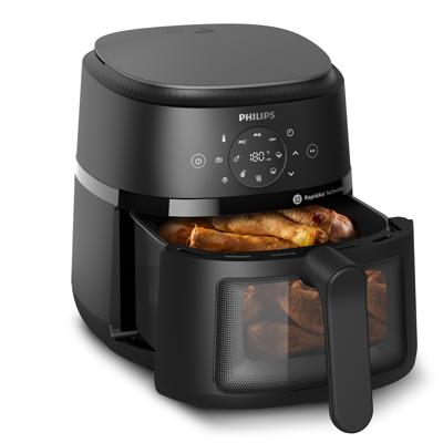 AirFryer - PHILIPS - 2000 Serie - NA220/00 - 4,2 L - 1500 W - 13 standen - Zwart - thumbnail