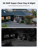 Reolink Argus Eco Navulbare Batterij Draadloze Openluchtveiligheidscamera, 2K HD Weerbestendige WiFi CCTV IP Camera met IR Nachtvisie PIR Bewegingsdetectie 2-zijdige Audio microSD Groef - thumbnail