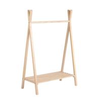 Kave Home Kledingrek 'Maralis', 100 x 50cm, kleur Naturel - thumbnail