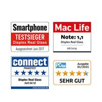 Displex Displaybeschermglas 'Real Glass' geschikt voor Apple iPhone 12 & iPhone 12 Pro (6,1 inch), helder - thumbnail