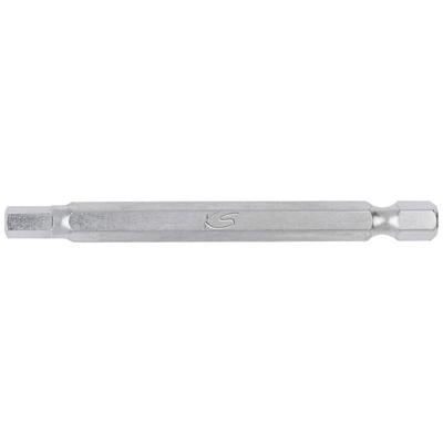 KS Tools 911.7560 9117560 Inbus-bit Aandrijving: 1/4 (6,3 mm) Uitvoering: Zeskant 3 mm 75 mm