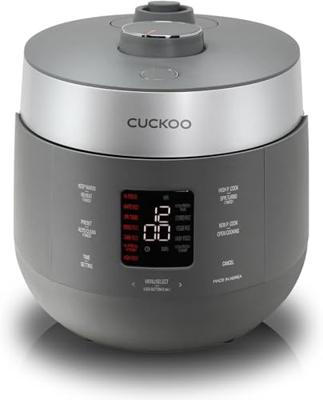 Cuckoo CRP-ST1009F Rijstkoker Grijs Anti-aanbaklaag, LC-display - thumbnail