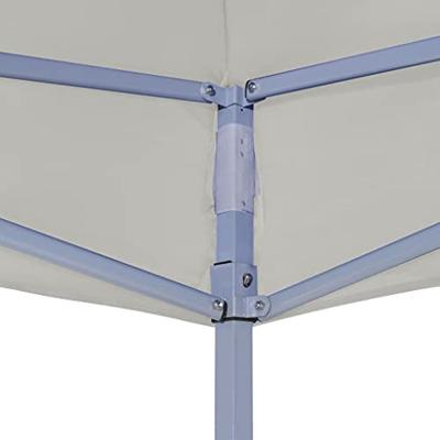 Partytent professioneel inklapbaar 2x2 m staal crme Partytent professioneel inklapbaar 2x2 m staal crme