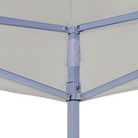 Partytent professioneel inklapbaar 2x2 m staal crme - thumbnail