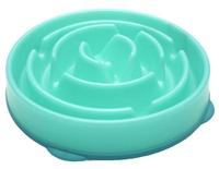 VOERBAK SLO-BOWL FEEDER DROP TEAL LICHTBLAUW 29X29X7 CM - thumbnail