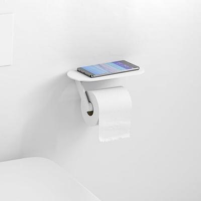 Hansgrohe Closetrolhouder Met Planchet WallStoris Mat Wit - thumbnail