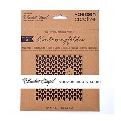 Mundart Stempel • embossing sjabloon lange harten