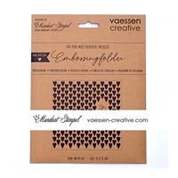Mundart Stempel • embossing sjabloon lange harten - thumbnail