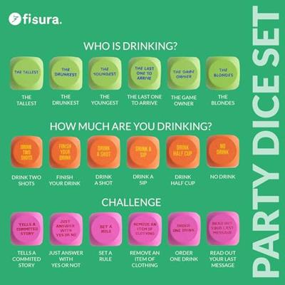 Dice set &apos;&apos;Party&apos;&apos; - thumbnail