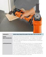 Fein Multimaster AMM700 MAX TOP Accu multitool 18V 4.0Ah AMPShare - 71293661000 - thumbnail