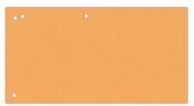 OFFICE products verdeelstroken, ft 240 x 105 mm, pak van 100 stuks, oranje