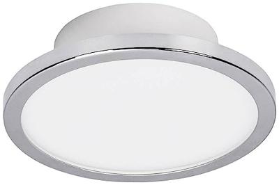 LightMe LM85650 Aqua LED-plafondlamp LED GX5.3 8 W Chroom