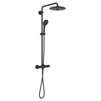 Grohe Vitalio Joy 260 regendoucheset met 6 straalsoorten Ø26cm mat zwart - thumbnail