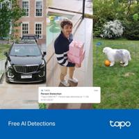 Tapo C660 KIT 4K 360° Solar bewakingscamera voor buiten, accu 10.000 mAh, nachtzicht, dual band wifi, KI-detectie, licht & geluidsalarm, lokale opslag via microSD H500 - thumbnail