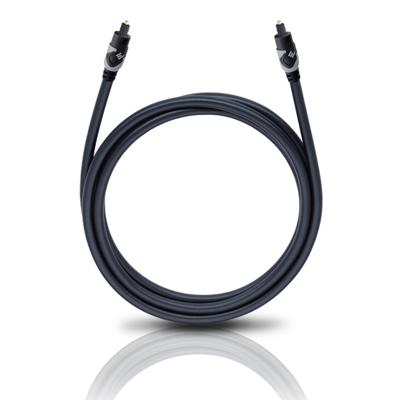 Oehlbach 133 Toslink Audio Aansluitkabel [1x Toslink-stekker (ODT) - 1x Toslink-stekker (ODT)] 1.50 m Antraciet