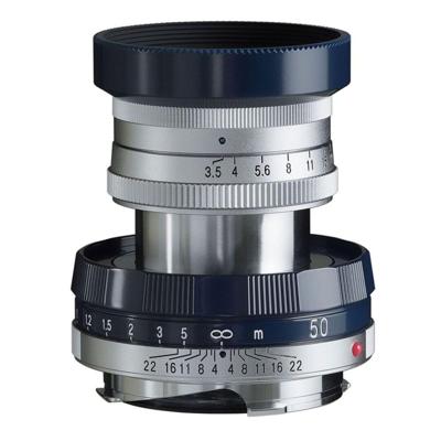 Voigtländer Lanthar 50mm F/3.5 Typ I Leica M-mount, marineblauw Voigtländer Lanthar 50mm F/3.5 Typ I Leica M-mount, marineblauw