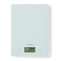 Nedis Keukenweegschaal | Digitaal | Glas / Kunststof | CR 2032 Batterij | Wit - KASC620WT - thumbnail