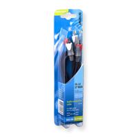 Scanpart RCA kabel - 2xtulp naar 2xtulp 1,5m Luidspreker kabel Zwart - thumbnail