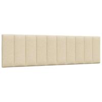 Bedframe zonder matras "Hanko" stof crèmekleurig 180x200 cm - thumbnail