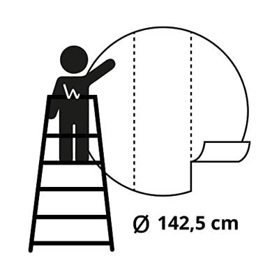 WallArt behangcirkel animals of africa 142,5 cm