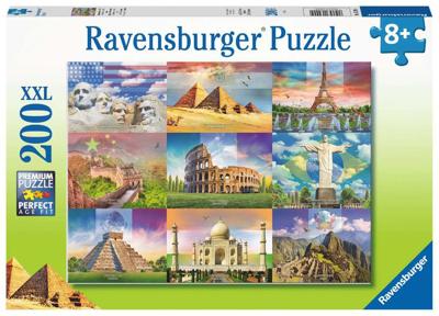 Puzzel Ravensburger 13290 XXL Monumentos del mundo 200 Onderdelen