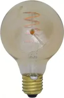 Light & Living lichtbron LED globe dimbaar 8x11cm e27 4w amber - thumbnail