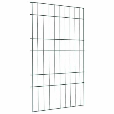 Vijverhekken Set 8 pcs Groen 50 x 80 cm Staal