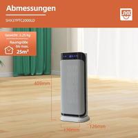 SHX Ventilatorkachel Zwart-wit - thumbnail