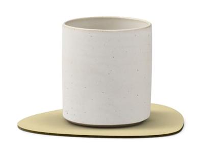 LIND DNA - Glass Mat Curve - Onderzetter 10cm Nupo Lemon Sorbet