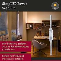 Paulmann SimpLED 78955 LED-strip complete set Met connector (male) 24 V 1.5 m Warmwit 1 stuk(s) - thumbnail
