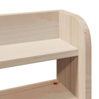 Bedframe met hoofdbord massief grenenhout 120x190 cm - thumbnail
