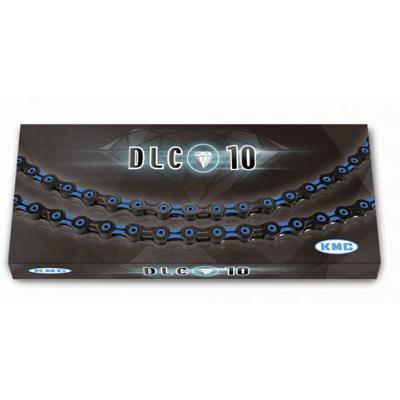 KMC dlc 10 fietsketting - 116 schakels - blauw/zwart