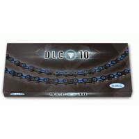 KMC dlc 10 fietsketting - 116 schakels - blauw/zwart - thumbnail