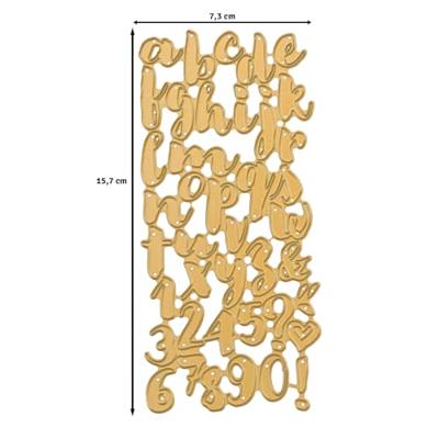 Vaessen Creative • mini snijmallen alfabet 42st.