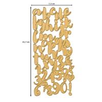 Vaessen Creative • mini snijmallen alfabet 42st. - thumbnail