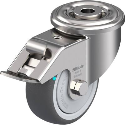 Blickle LEXR-PATH 80KFD-FI Zwenkwiel met rem Wieldiameter: 80 mm Draagvermogen (max.): 150 kg 1 stuk(s)