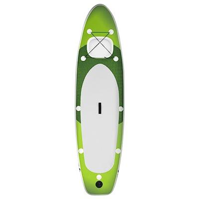 Stand Up Paddleboardset opblaasbaar 300x76x10 cm groen - thumbnail