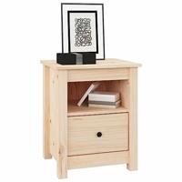 Nachtkastje 40x35x49 cm massief grenenhout - thumbnail