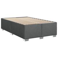 Boxspring met matras stof donkergrijs 180x200 cm - thumbnail