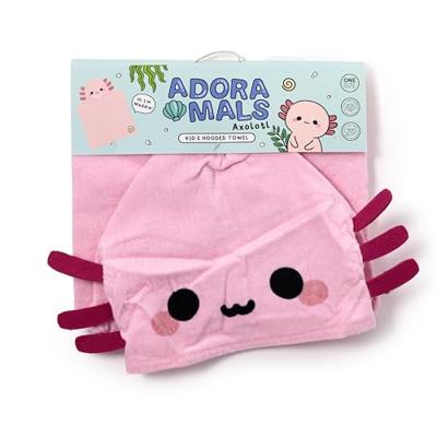 Maddie de Axolotl Adoramals Kinder Handdoek Hoodie