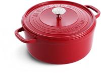 Featherweights Red Braadpan met deksel - thumbnail